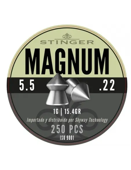 Balines 5.5 mm Magnum 250 pcs - Stinger