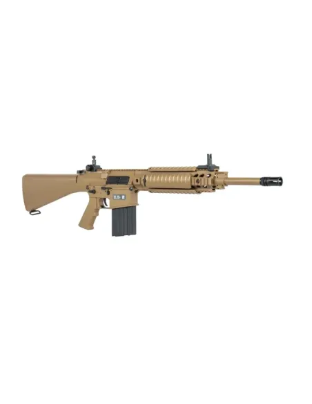 Fusil SR25 Ris Culata Fija Kestrel ETU Tan - Specna Arms