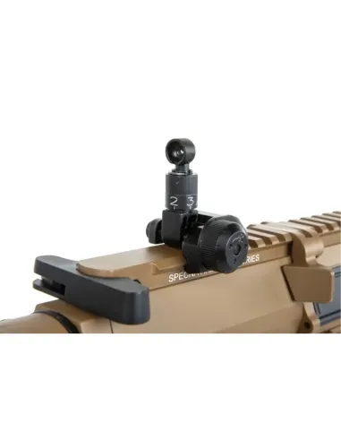 Fusil SR25 Ris Culata Fija Kestrel ETU Tan - Specna Arms