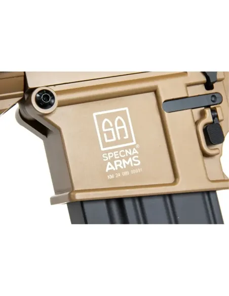 Fusil SR25 Ris Culata Fija Kestrel ETU Tan - Specna Arms