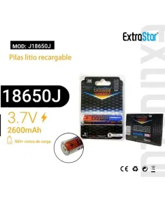 Pila de Litio Recargable - 18650J - 3,7v - 2600mah - EXS