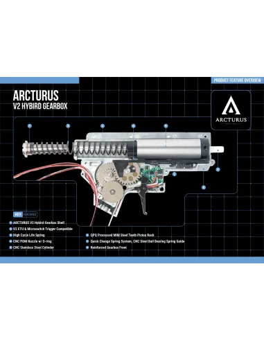 Fusil AEG M4 Sword Mod1 CQB 9.55" FE - Arcturus