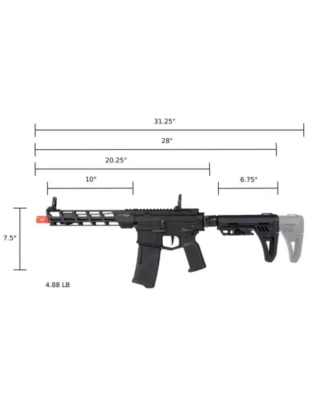 Fusil AEG M4 Sword Mod1 CQB 9.55" FE - Arcturus