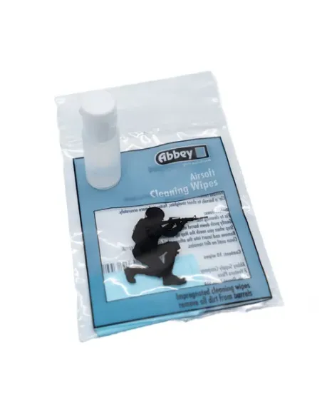 Toallitas limpiadoras cañónes de Airsoft - Abbey