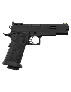 Pistola Gas Hi-Capa Slide Cut Negra/Dorada - Golden Eagle 2