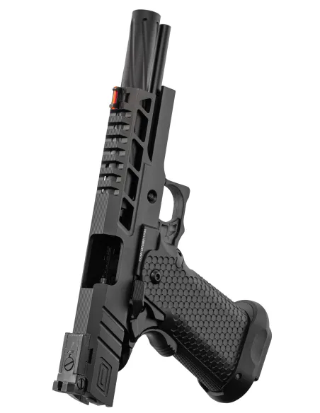 Pistola Gas Hi-Capa Slide Cut Negra/Dorada - Golden Eagle