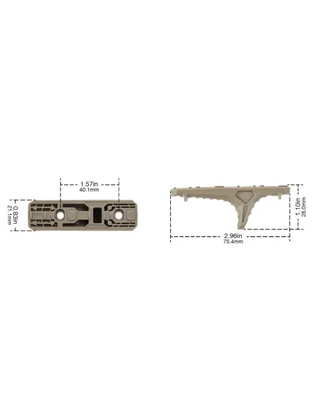 Grip Hand Stop - M-lok - MP