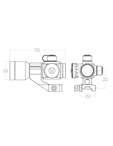 copy of Visor Punto Rojo 1x32x34 - Victor Optics