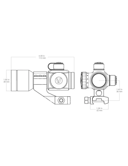 copy of Visor Punto Rojo 1x32x34 - Victor Optics