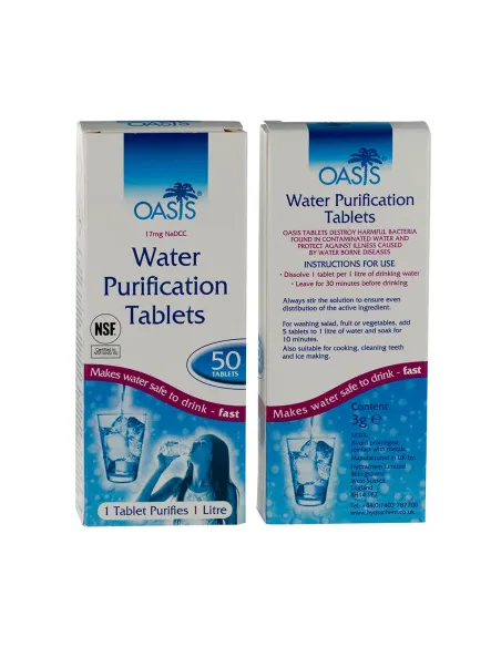 Pastillas Potabilizadoras - Aquatabs