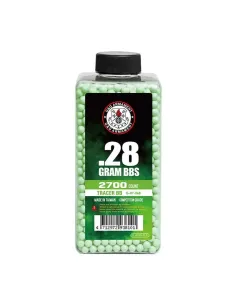 Bolas Bio Trazadoras 0.28 Verdes 2700BB - G&G