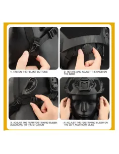 Casco PJ HL-31 Negro - Wosport 2