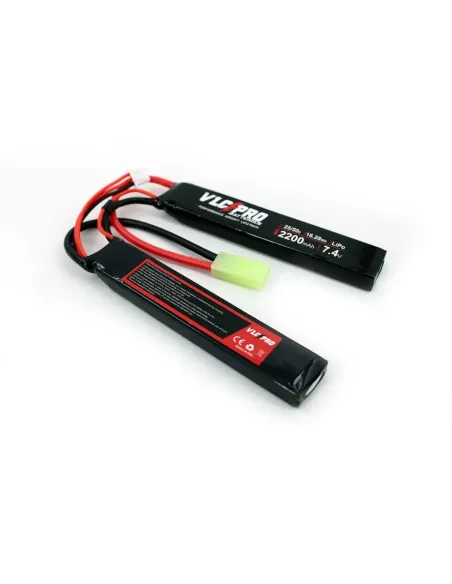 Batería Lipo 7.4v 2200 mAh 25/50c 2 Sticks Tamiya - VLC Pro