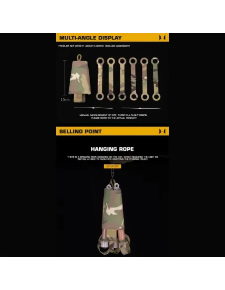 Glow Stick Tactical Storage Pouch - Wosport
