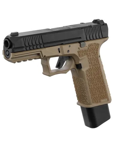 Pistola Gas P80 PFS9 Tan-Negro - Double Eagle