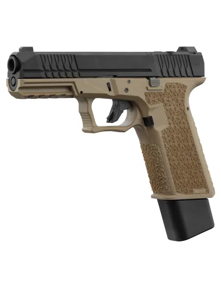 Pistola Gas P80 PFS9 Tan-Negro - Double Eagle