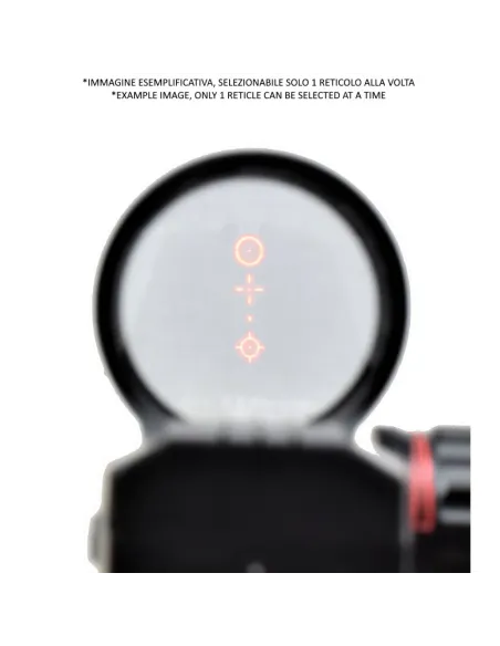 Visor Punto Rojo Multiretícula HD110 - JS Tactical