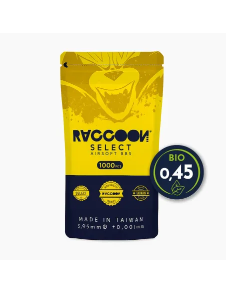 Bolas Bio 0.45 Select 1000 Bolas - Raccoon