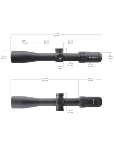 Visor S4 3-12X40 SFP - Victoptics