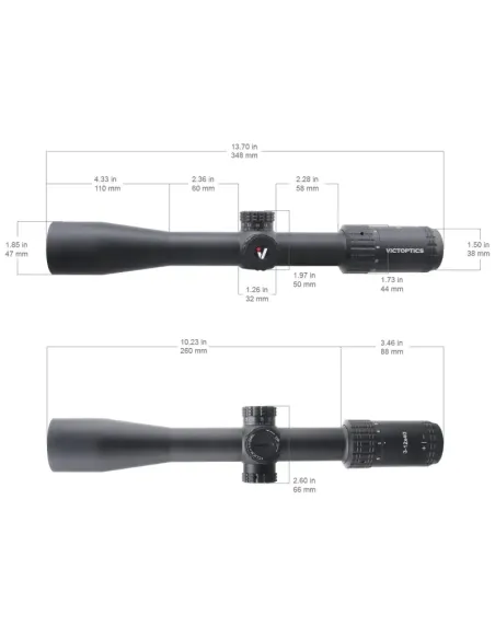 Visor S4 3-12X40 SFP - Victoptics