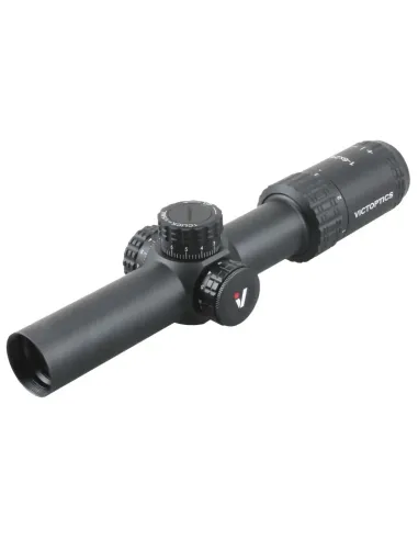 Visor LPVO S6 1-6X24 Montura Alta Negro - Victoptics