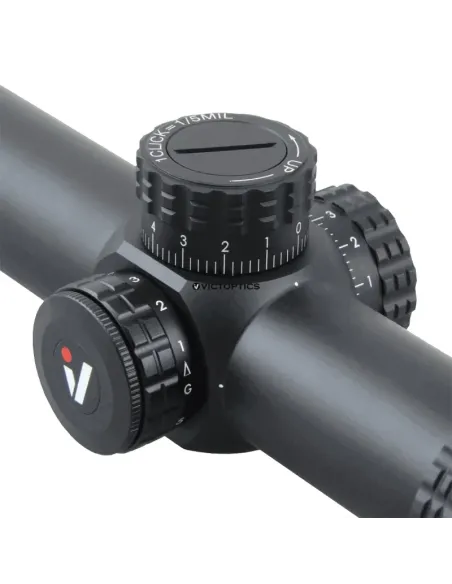 Visor LPVO S6 1-6X24 Montura Alta Negro - Victoptics