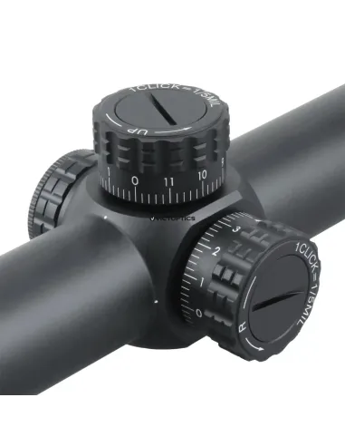 Visor LPVO S6 1-6X24 Montura Alta Negro - Victoptics