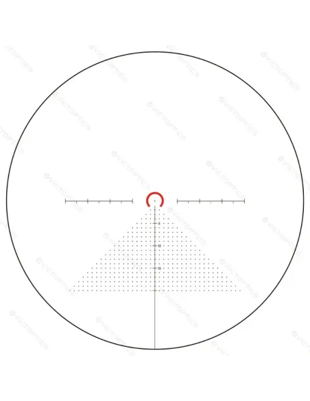 Visor LPVO S6 1-6X24 Montura Alta Negro - Victoptics