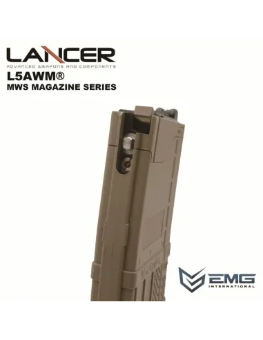 Cargador Gas MWS GBB Lancer L5 AWA - AngryGun