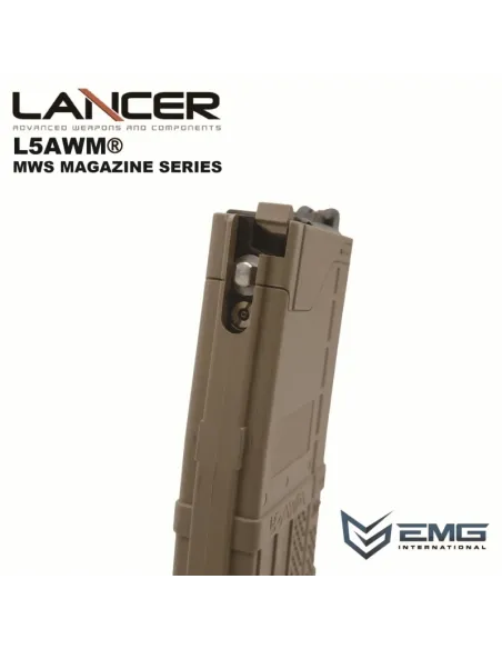 Cargador Gas MWS GBB Lancer L5 AWA - AngryGun
