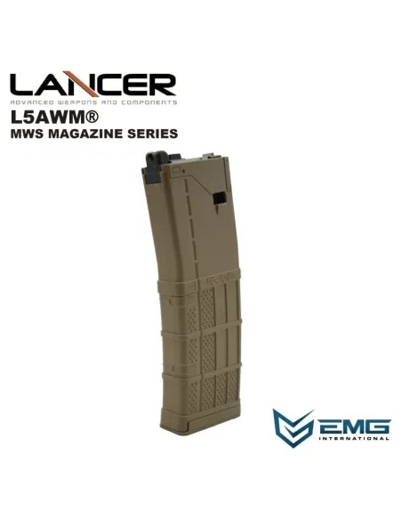 Cargador Gas MWS GBB Lancer L5 AWA 35 Bolas - AngryGun