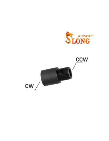 Adaptador rosca 14+ a 14- SLONG