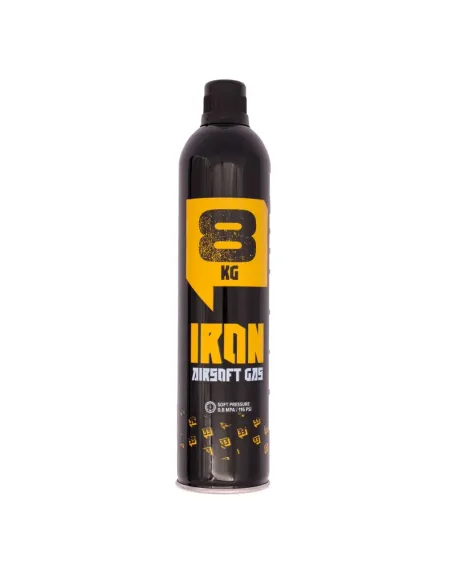 GAS IRON 8kg SIN Silicona - 600ml - ARSENIC