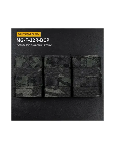 Portacagador M4 Triple Rápido Rígido - Wosport