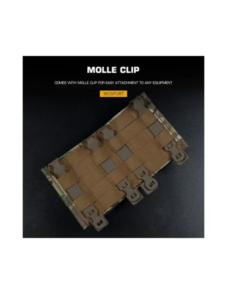 Portacagador M4 Triple Rápido Rígido - Wosport