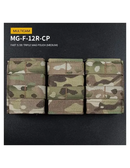 Portacagador M4 Triple Rápido Rígido - Wosport