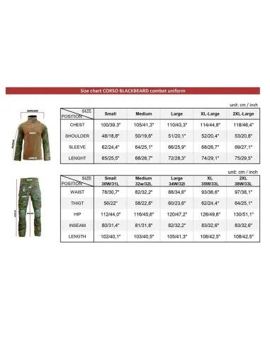 Pantalón Comabte Blackbeard Pixelado Boscoso - Corso