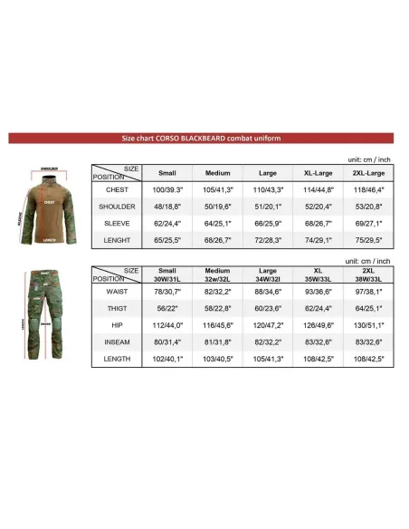 Pantalón Comabte Blackbeard Pixelado Boscoso - Corso