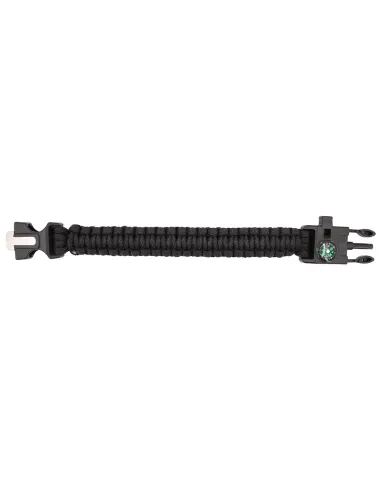 Pulsera Paracord con Pedernal y Brujula - IMMORTAL