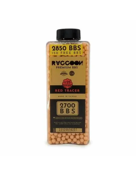 Bolas Trazadoras 0.25 Rojas - RACCOON PREMIUM