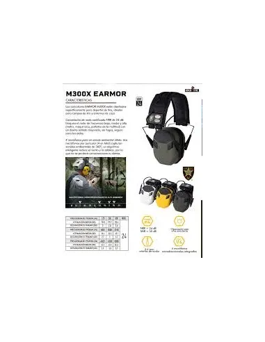 Auriculares M300X-FG - EARMOR