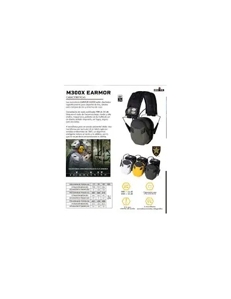 Auriculares M300X-FG - EARMOR