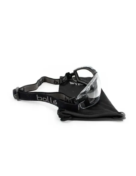 Gafa Cobra Lente Transparente Negra - BOLLE
