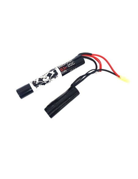 Bateria Lipo 11.1 - 1500 mah 20c  - Tubular 2 Elementos - Raccoon