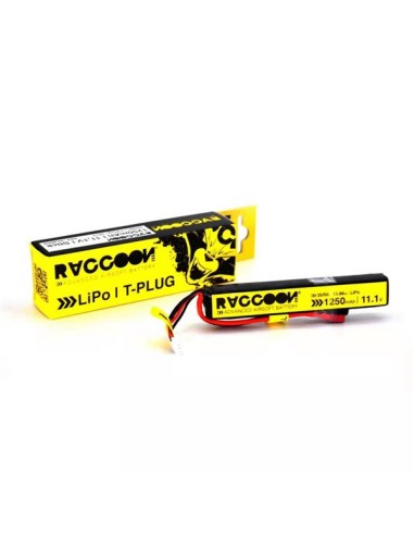 Batería 1250mAh 25/50C 11.1V STICK (TDEAN) - Raccoon Pro