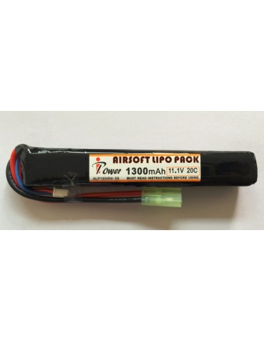 Batería Lipo 11.1 - 1300 mah 20C - 3 Elementos - IPower