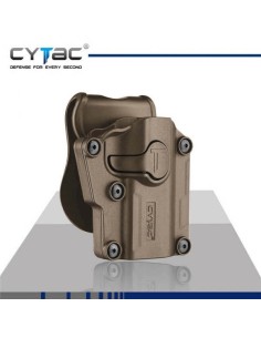 FUNDA PISTOLA RIGIDA CYTAC CZ P-07 TAN