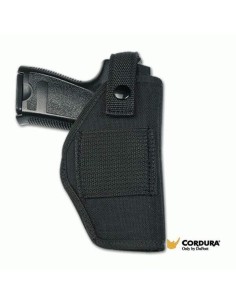 Funda pistola cordura pinza ambidiestra - Negra