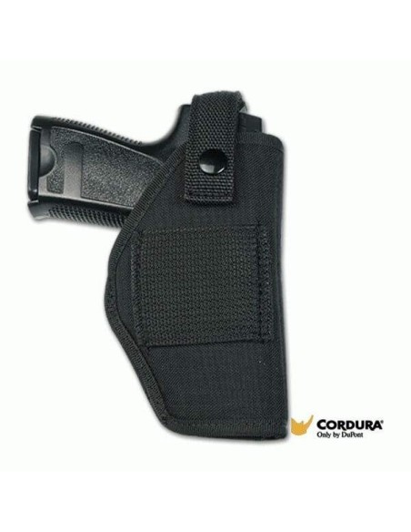 Funda pistola cordura pinza ambidiestra - Negra