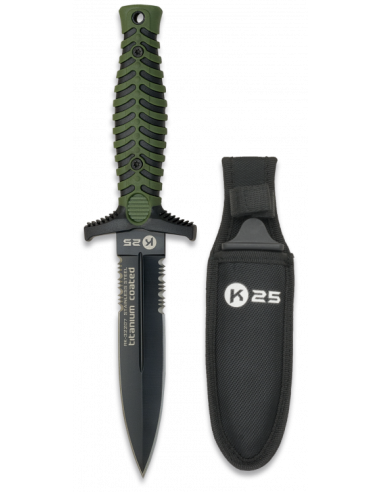 Cuchillo K25 Funda Rígida Verde